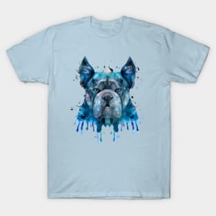 Alapaha Blue Blood Bulldog Watercolor T-Shirt